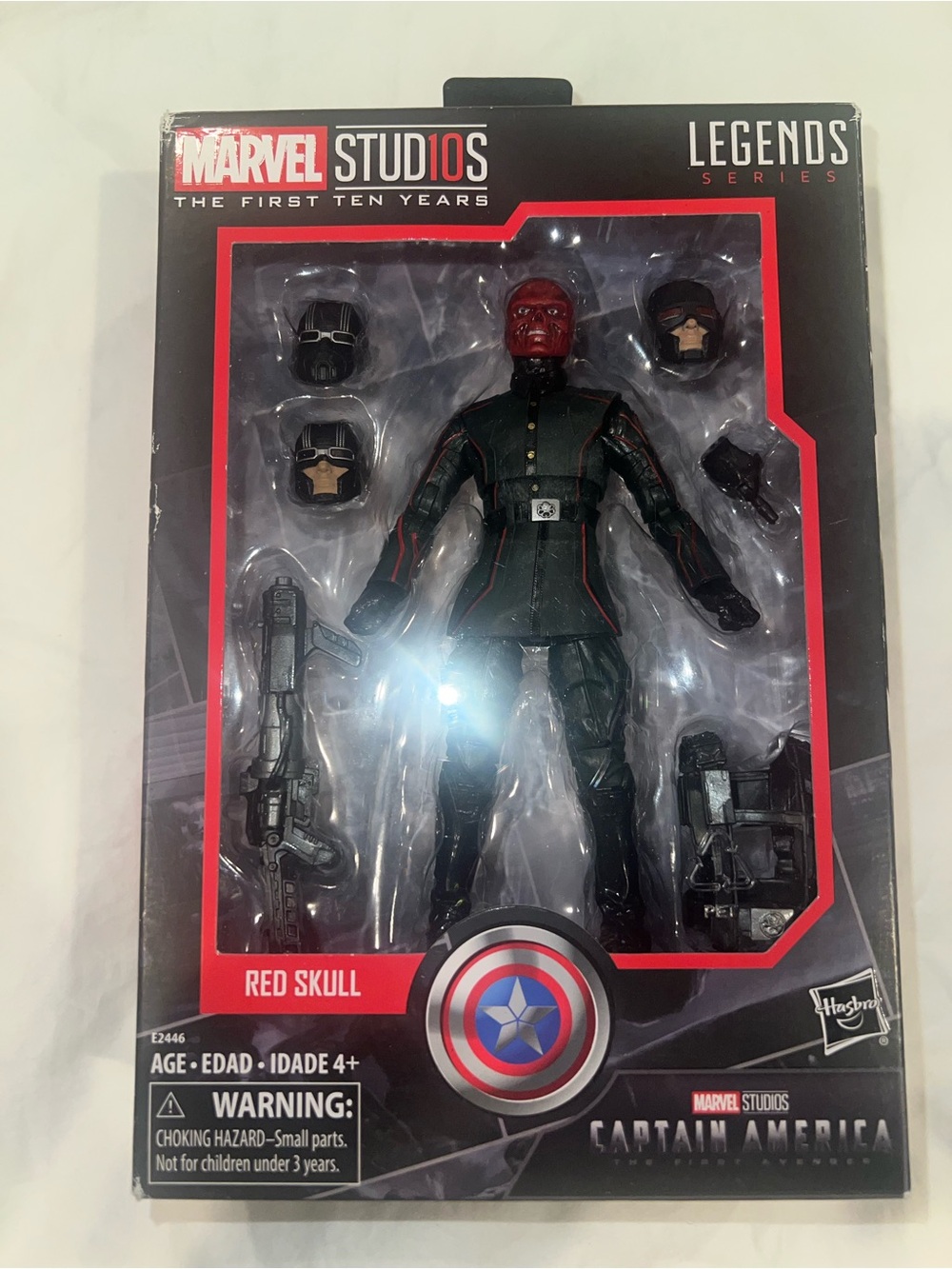 Marvel Legends Red Skull Action Figure - Red